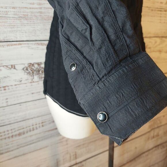 Womans Age Of Wisdom Long Sleeve Button Down Shirt - Picture 5 of 10